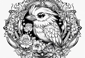 Antisocial Pokemon tattoo idea