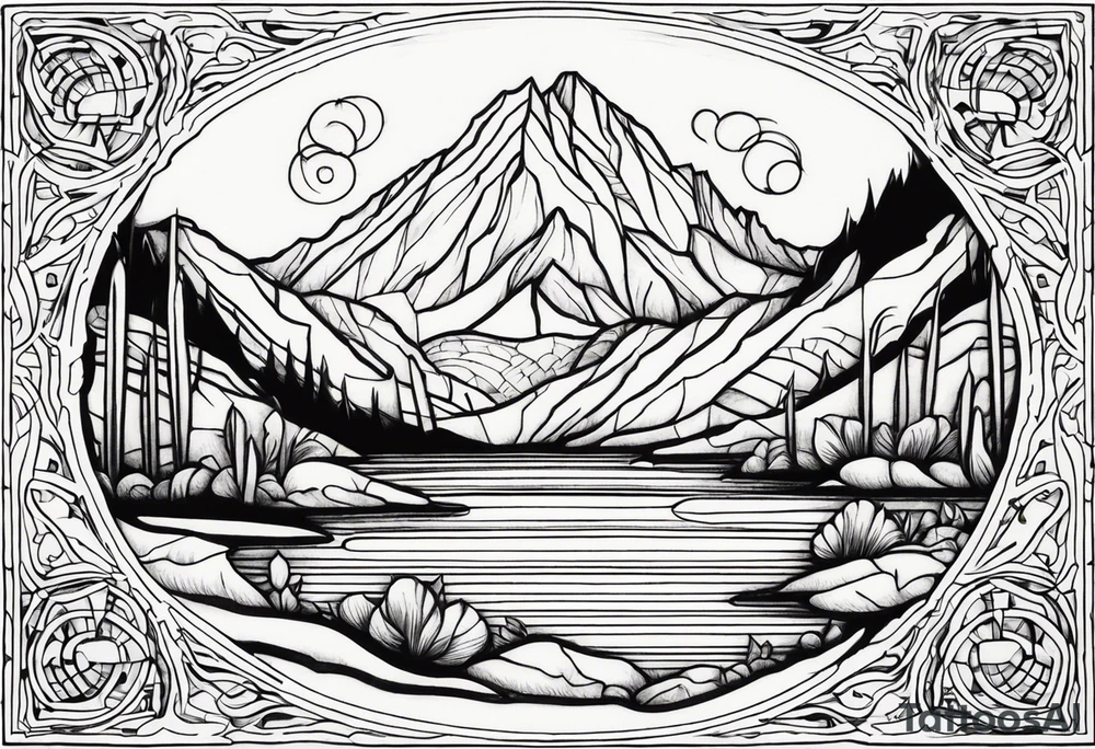 Tohono Oʼodham tattoo idea
