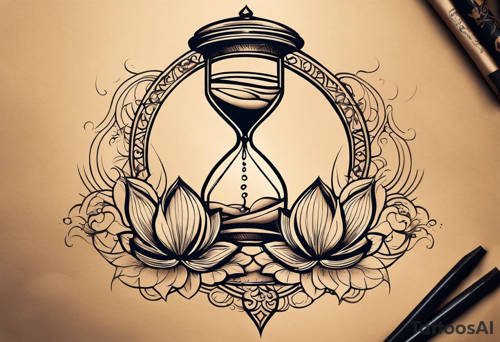 Tattoo Design Concept:

Hourglass and Lotus Flower: An hourglass symbolizes life's struggles and growth over time. Dark sand at the top represents hardship, which gradually lightens as it flows down, symbolizing learning and growth. A lotus blooms from the bottom, representing resilience and enlightenment in Asian culture.
Family Theme: On one side, two young boys hold hands, looking up at their mother, styled in a traditional Asian ink painting. The mother, slightly larger, shows both her protective nature and the struggle of raising her sons.
Betrayal and Growth: A broken chain near the hourglass symbolizes betrayal and broken trust, with a phoenix rising nearby to signify rebirth and personal growth.
Adulthood and Self-Care: A pathway with stepping stones represents life lessons. Symbols like koi fish and cranes signify perseverance and wisdom, while yin-yang symbols illustrate balance.
Cultural Elements: Cherry blossom petals, waves, and wind patterns represent life's journey. Kanji characters for “loyalty,” “family,” “strength,” and “growth” are integrated subtly. tattoo idea