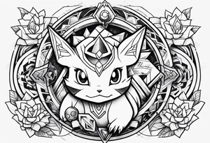 full sleeve tattoo
pokemon tattoo idea