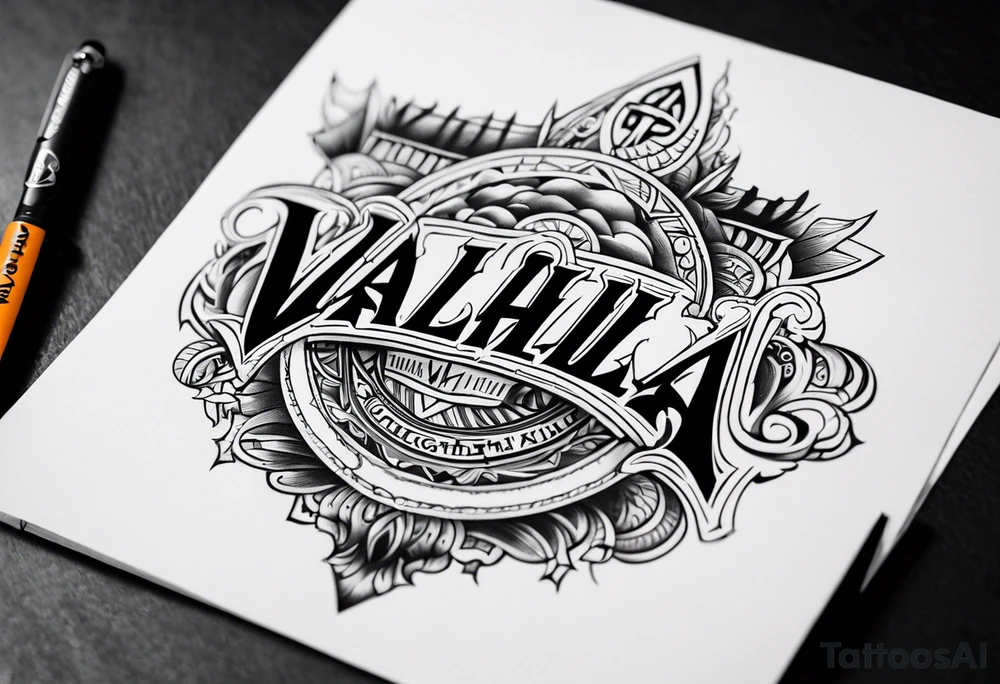 Valhalla tattoo idea