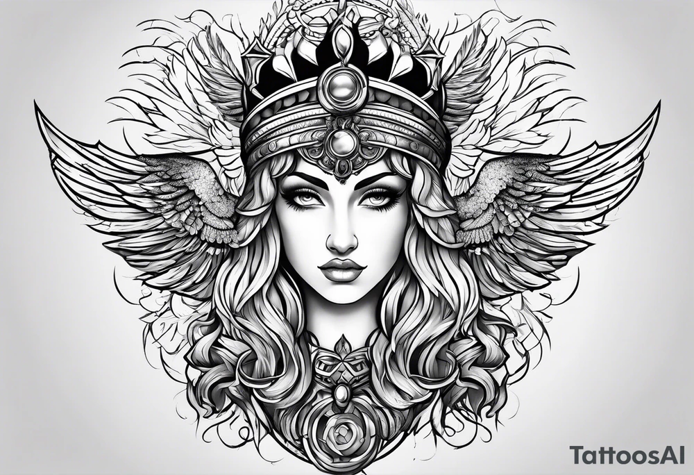 Athena looking up tattoo idea