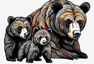 Bear Family tattoo idea