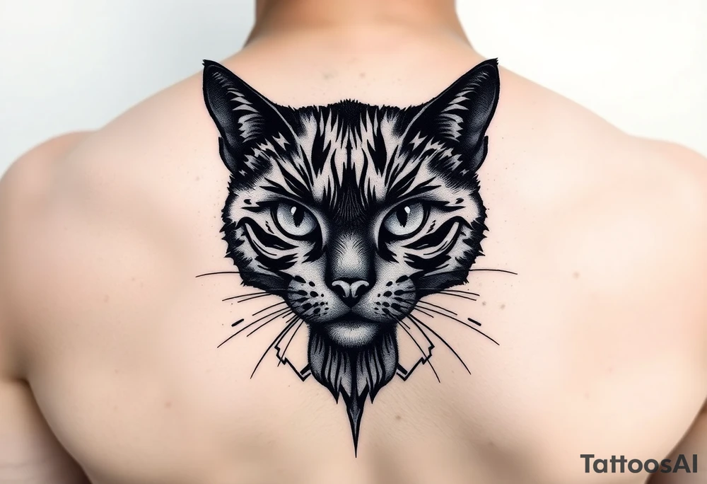 Black Cat tattoo idea
