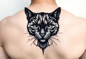 Black Cat tattoo idea