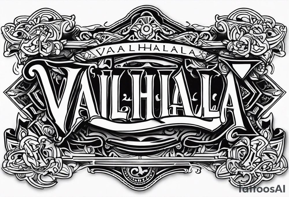 Valhalla tattoo idea