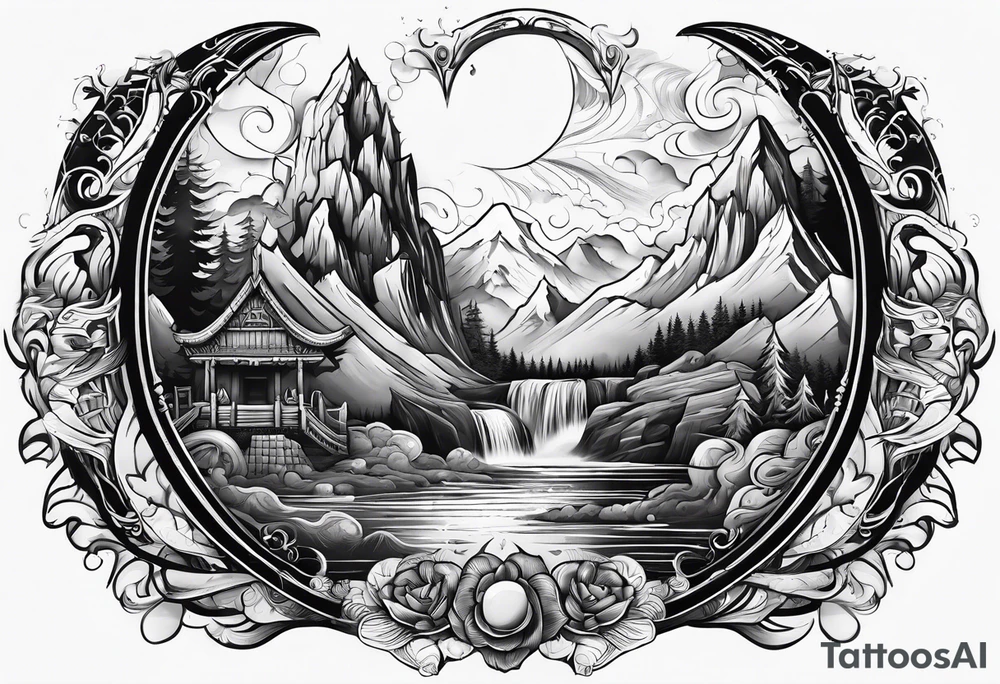 Valhalla world tattoo idea