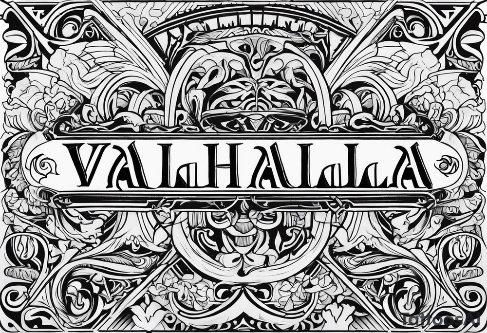 Valhalla tattoo idea