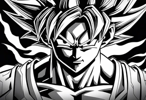 Son Goku tattoo idea