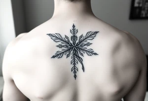 Snowflake fairy tattoo idea