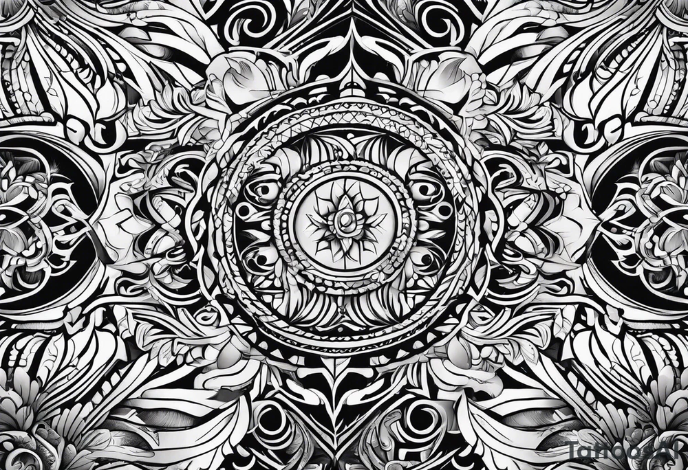 Patterns of Tribal tattoo idea