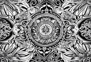 Patterns of Tribal tattoo idea