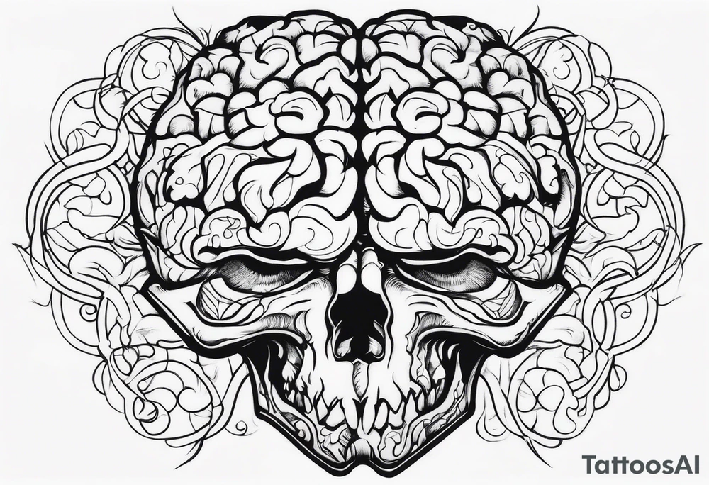 brains tattoo idea