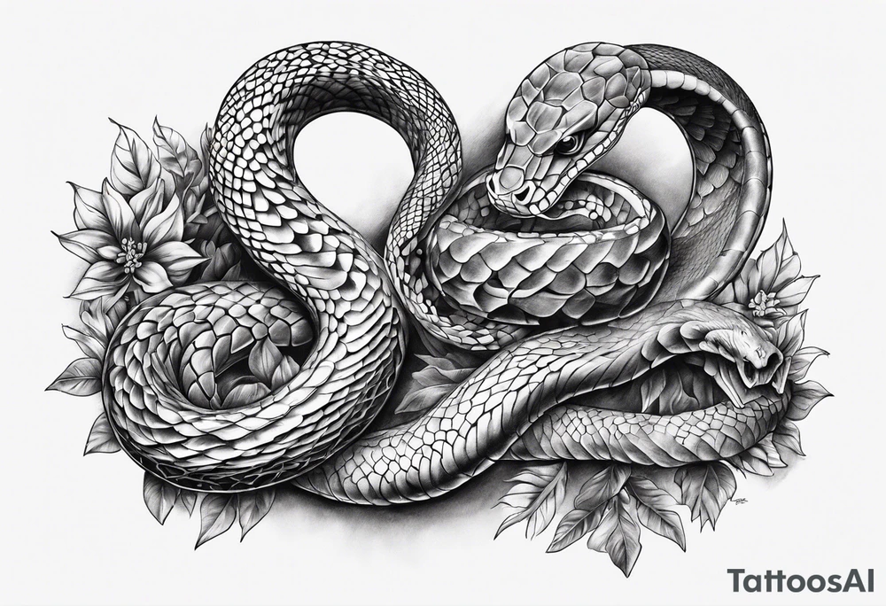 snake bones tattoo idea
