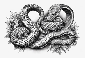 snake bones tattoo idea