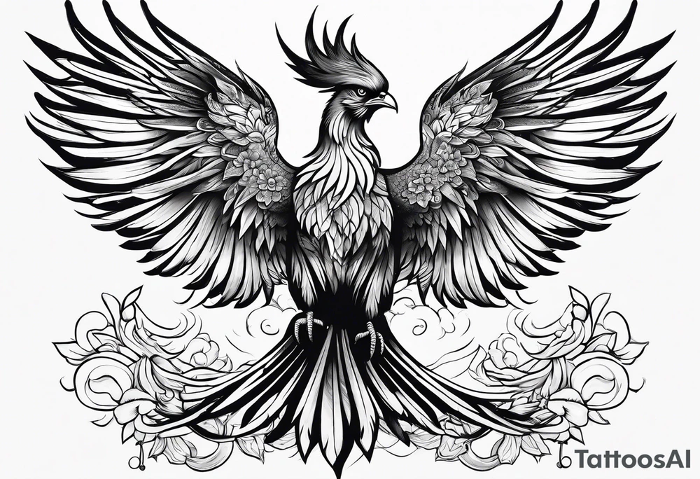 little pheonix tattoo idea