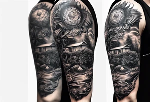 Cool sleeve tattoo idea