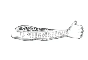 Nordic runes tattoo idea