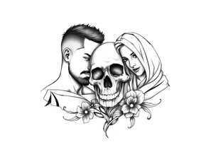 Family, brothers, skull, mom tattoo idea