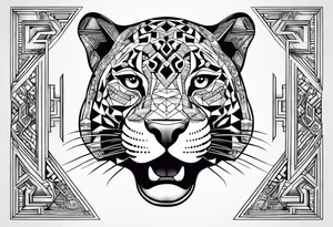 Jaguar tattoo idea