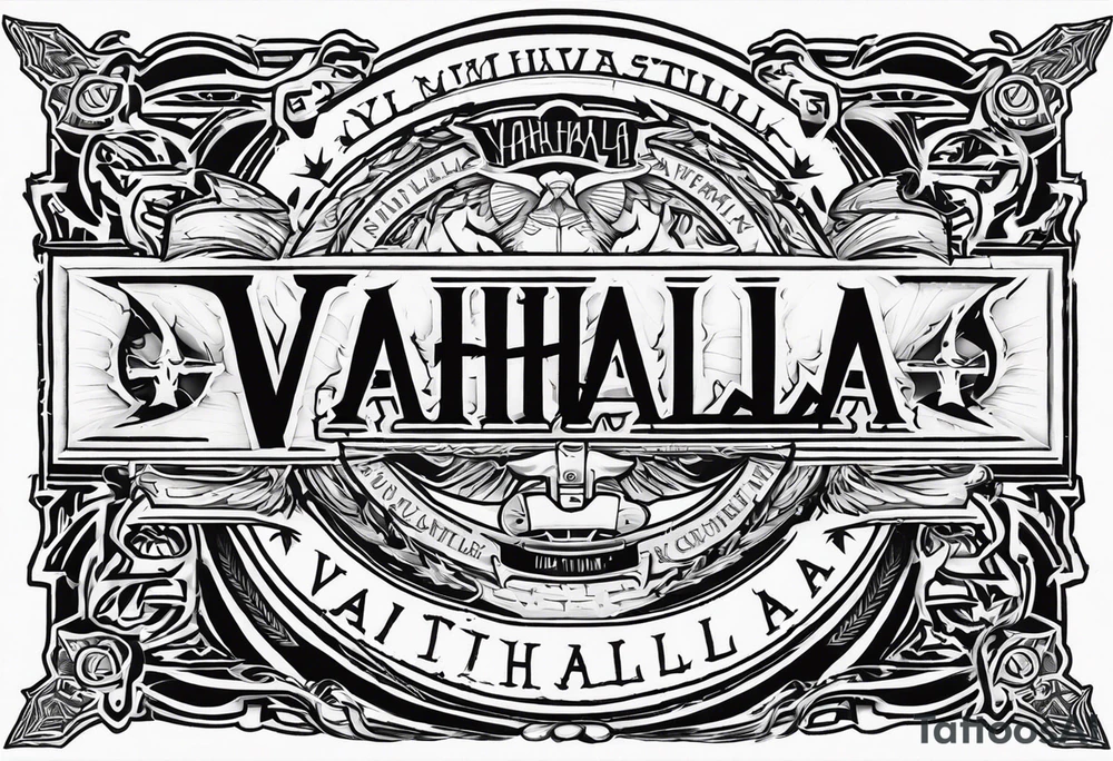 Valhalla military tattoo idea