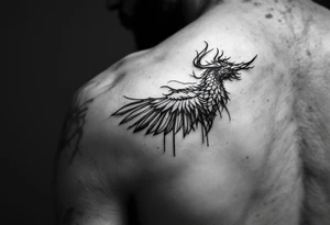 A tattoo that gives off fashion, and streetwear with inso. from Virgil Abloom as a Designer tattoo idea