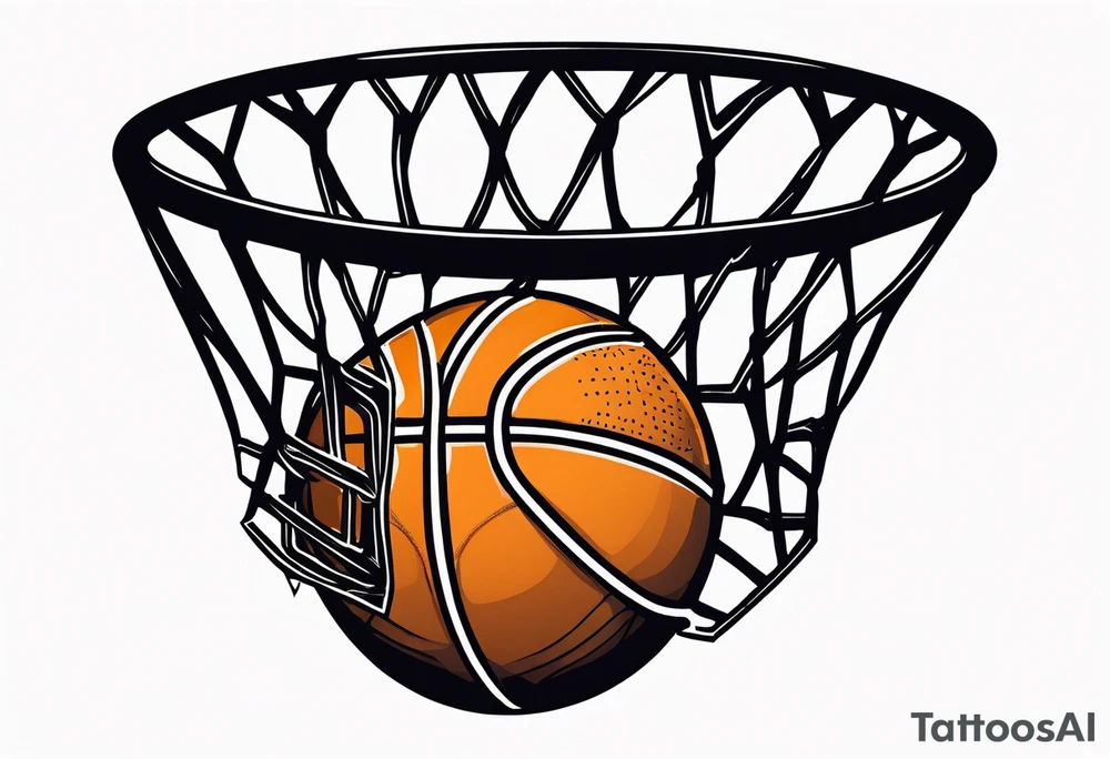 Basketball tattoo idea