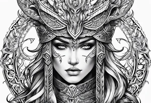 Norse mythology sleeve tattoo idea