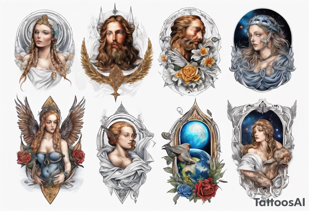 Renaissance artwo tattoo idea