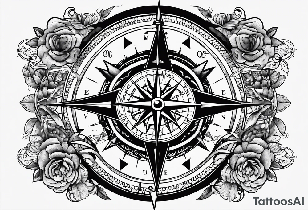Compass mind compass tattoo idea