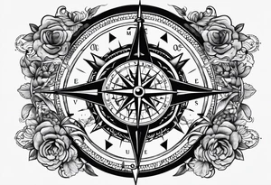 Compass mind compass tattoo idea