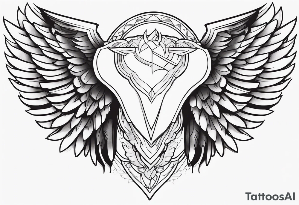 Valkyrie wing tattoo idea