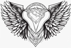 Valkyrie wing tattoo idea