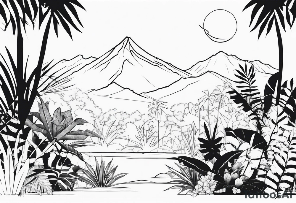 JUNGLE tattoo idea