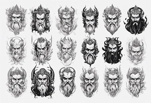 greek god Hades tattoo idea