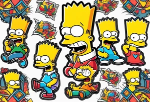 Bart Simpsons tattoo idea