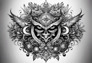 wisdom growth forgiveness loyalty enlightenment love respect tattoo idea