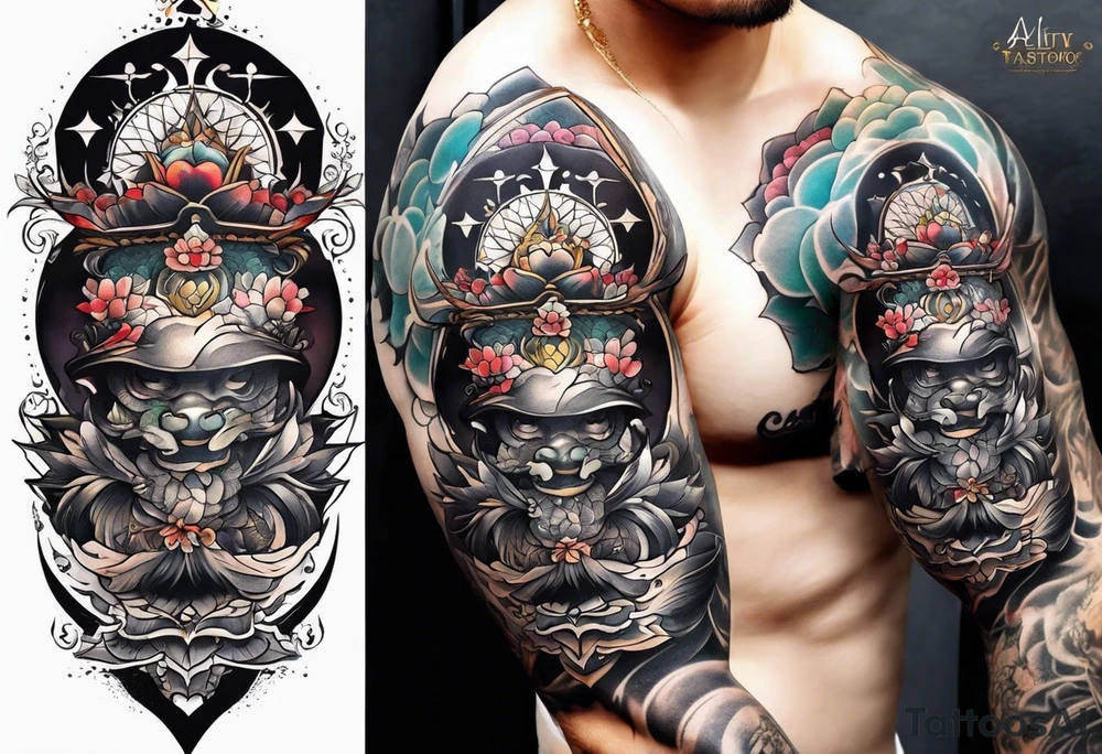 I want a unique half sleeve tattoo for men tattoo idea