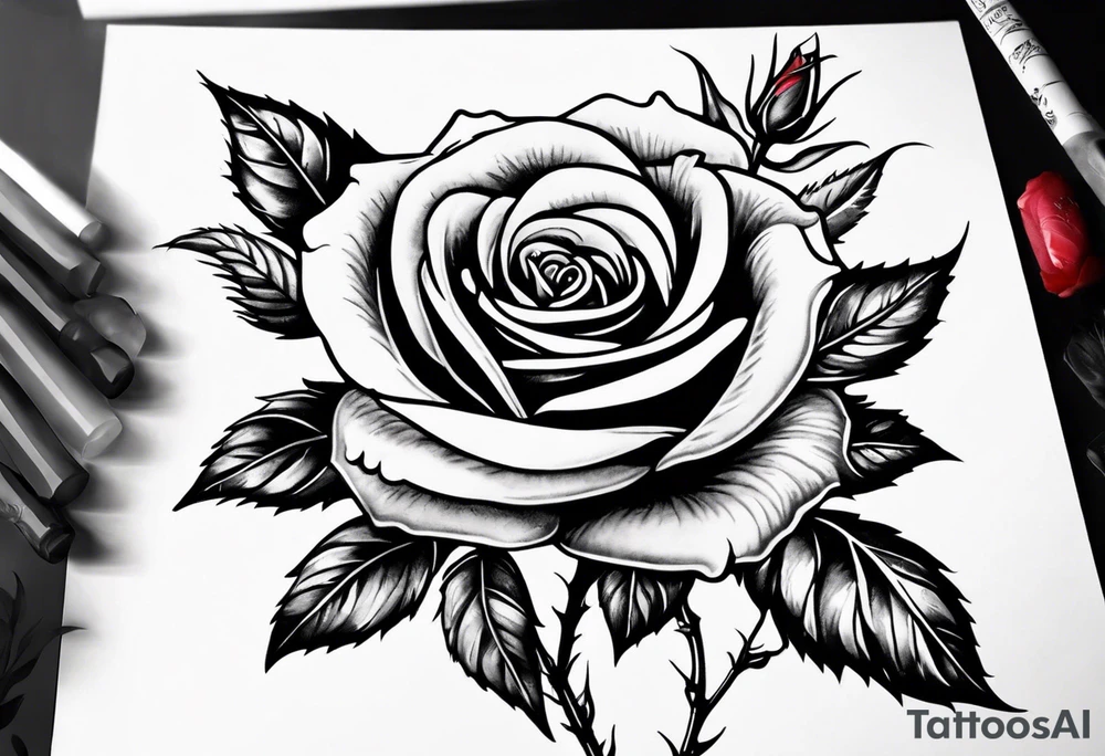 a human hand holding on to a single, long stem rose stem tattoo idea a human hand holding on to a single, long stem rose stem tattoo idea