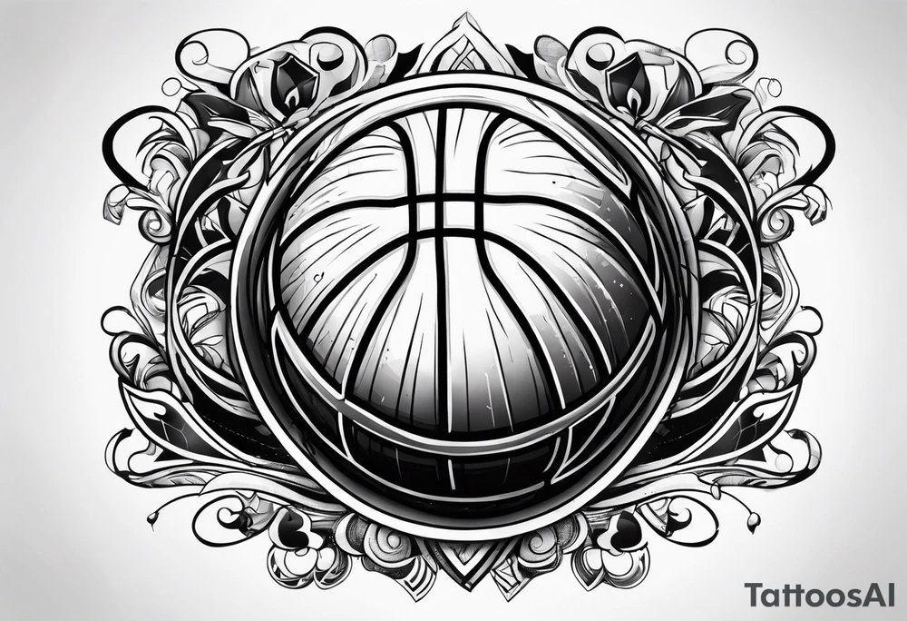 Basketball tattoo idea