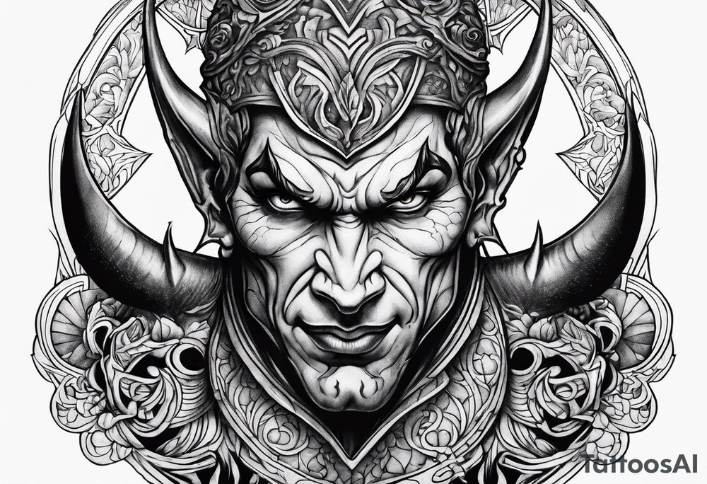 devil tattoo idea