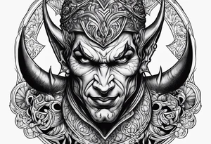 devil tattoo idea