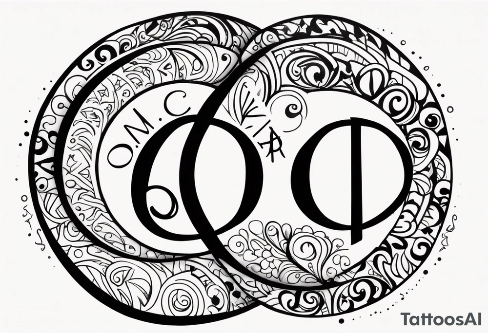 Oscar,  Embla & Emil in a circle tattoo idea