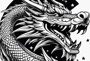 Dragon, shogun, star wars, army tattoo idea