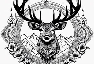 Cerf eiktirnir tattoo idea