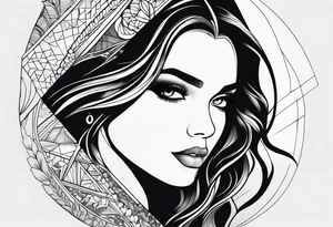 Girl power tattoo idea