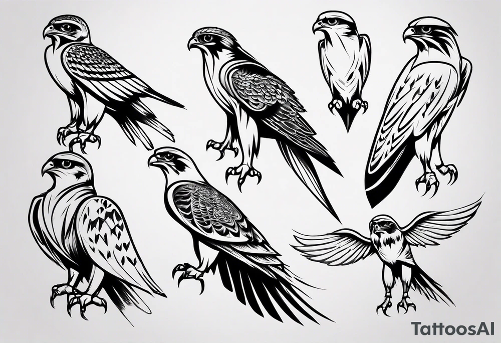 falcon tattoo idea