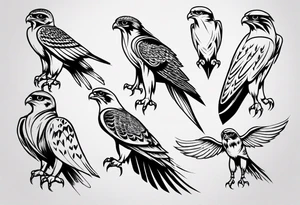 falcon tattoo idea