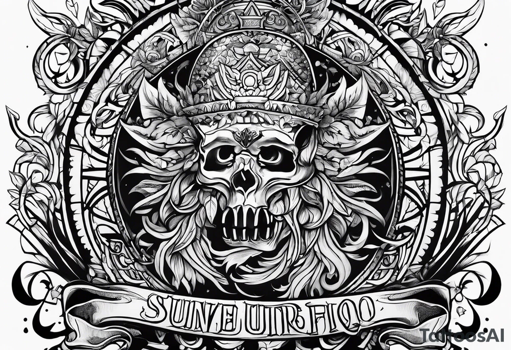 Only The Strong Survive tattoo idea