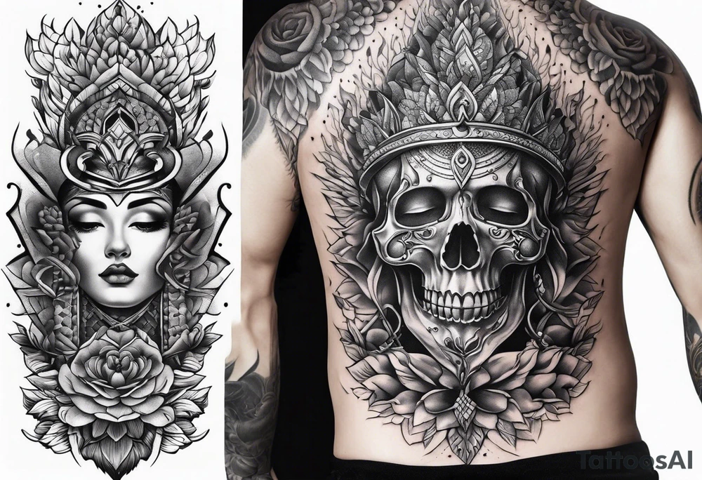 spine tattoo tattoo idea
